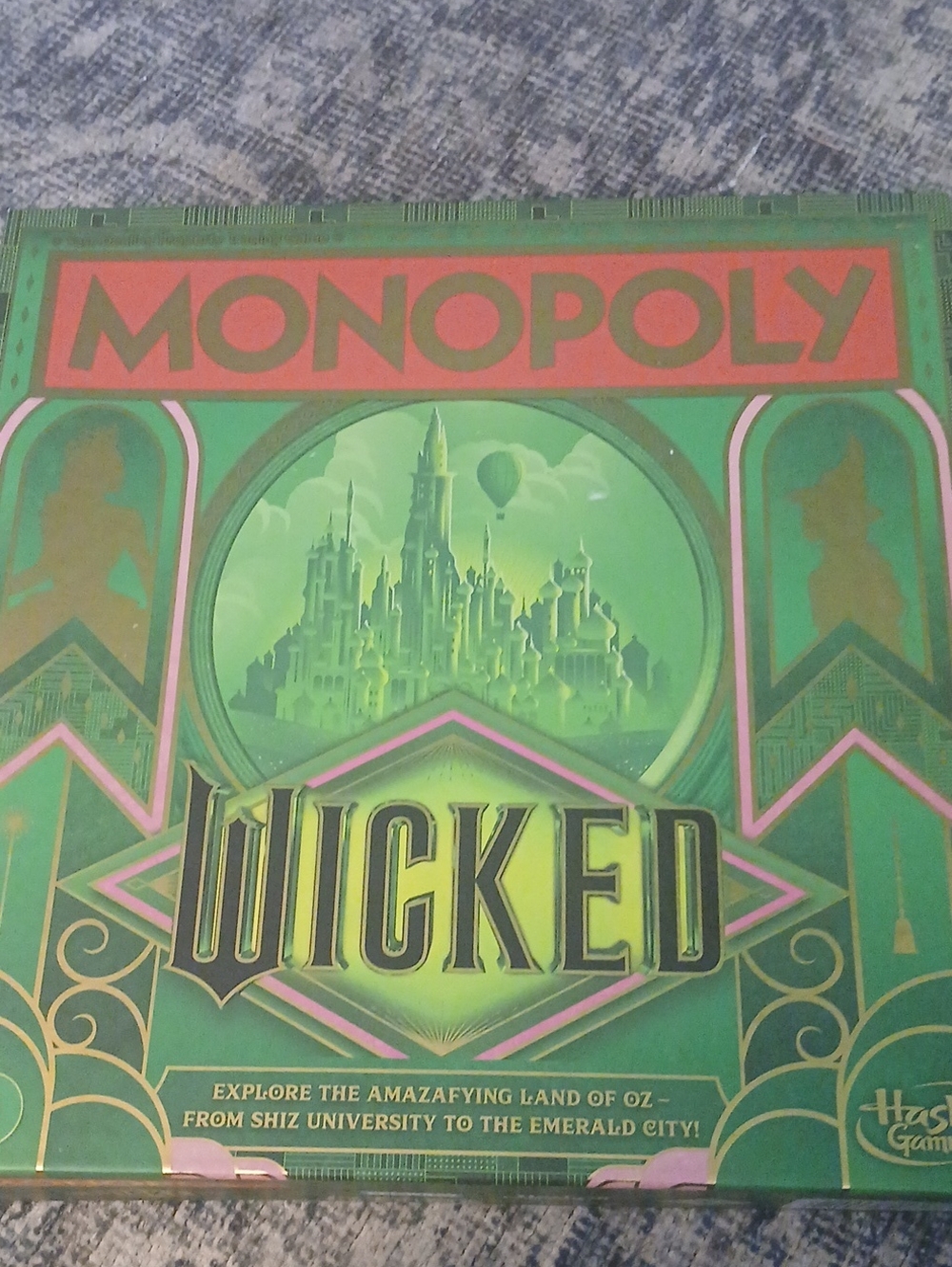 Hasbro Monopoly Wicked Edition - Green and Pink
